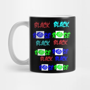 Black Rose Mug